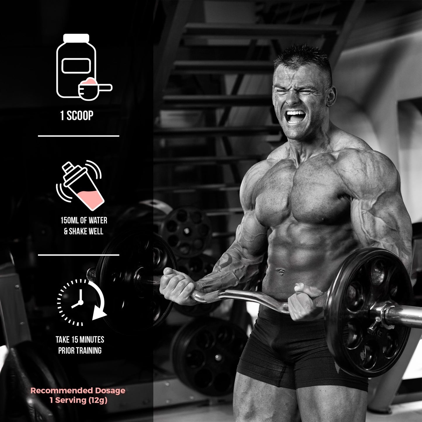 DOMIN8R Pre Workout How to use
