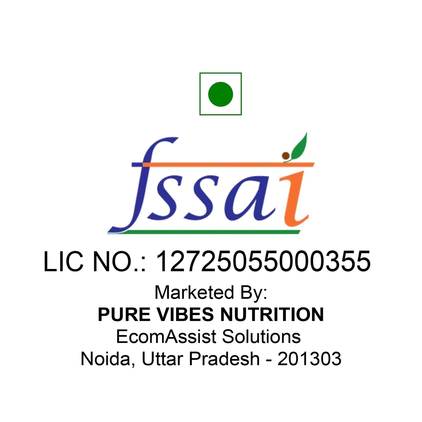 FSSAI Lic No for trust and authenticity