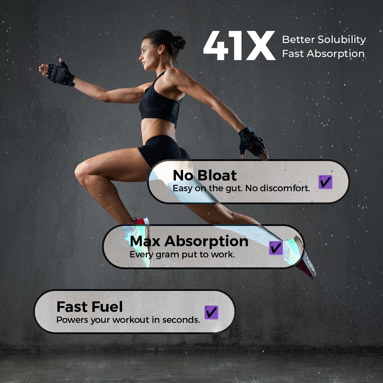 GOLD Creatine Monohydrate – 100% Pure Micronized Creatine | Unflavoured | 100g | 33 Servings